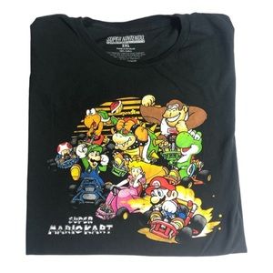 Super Mario Cart T-Shirt Nintendo Bowser Luigi